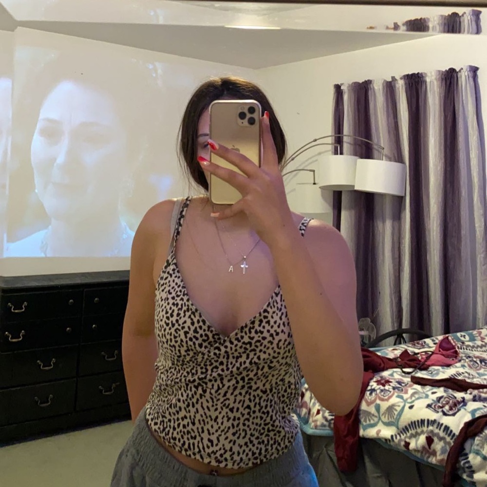 Leopard Print Tank Top